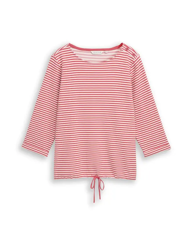 Tom Tailor Tom Tailor Women + Majica  svijetlocrvena / bijela