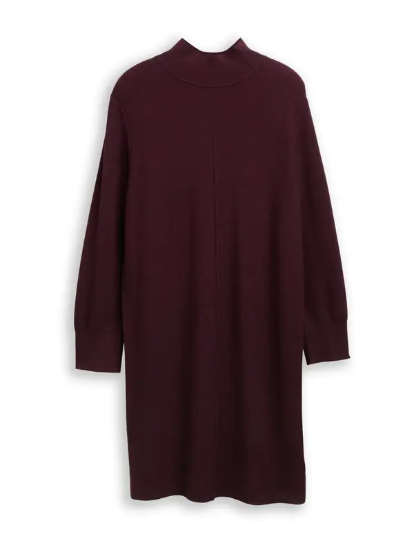 Tom Tailor Tom Tailor Women + Pletena haljina  boja vina