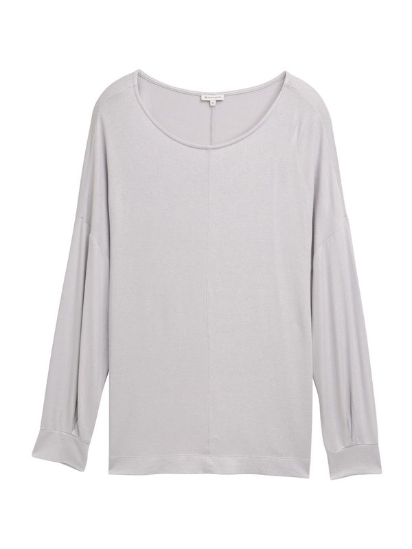 Tom Tailor Women + Tom Tailor Women + Pulover  svijetlosiva