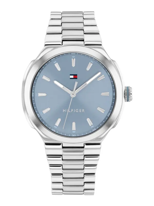 TOMMY HILFIGER TOMMY HILFIGER Analogni sat 'GEORGIA'  opal / crvena / srebro / bijela