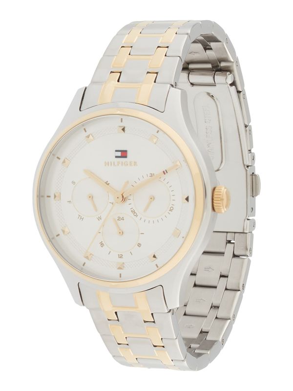 TOMMY HILFIGER TOMMY HILFIGER Analogni sat 'Gianna'  zlatna / srebro
