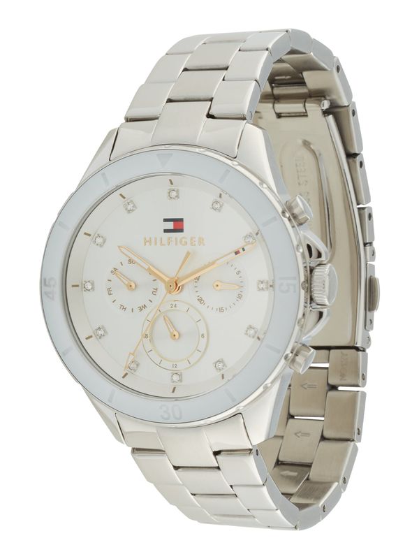 TOMMY HILFIGER TOMMY HILFIGER Analogni sat 'MELLIE'  mornarsko plava / zlatna / crvena / srebro