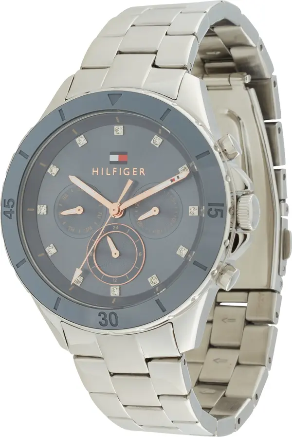 TOMMY HILFIGER TOMMY HILFIGER Analogni sat 'MELLIE'  zlatna / antracit siva / srebro
