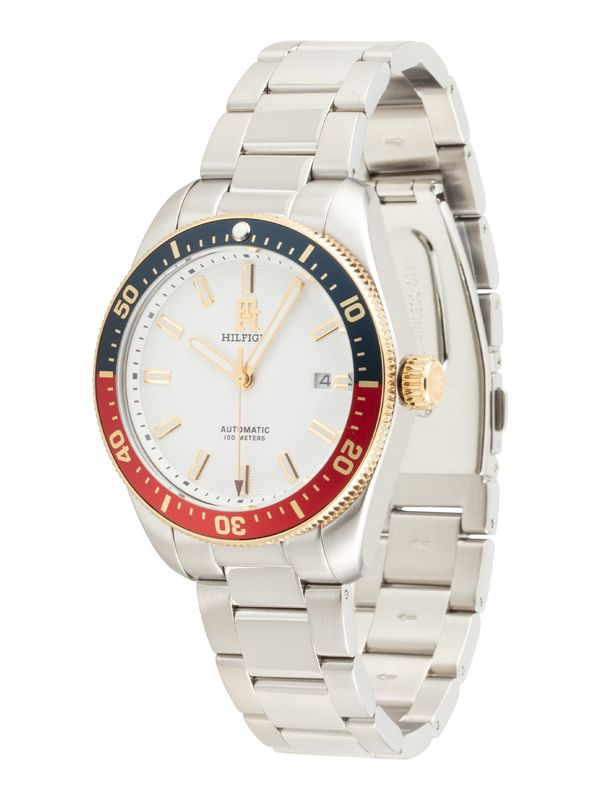 TOMMY HILFIGER TOMMY HILFIGER Analogni sat  mornarsko plava / crvena / srebro