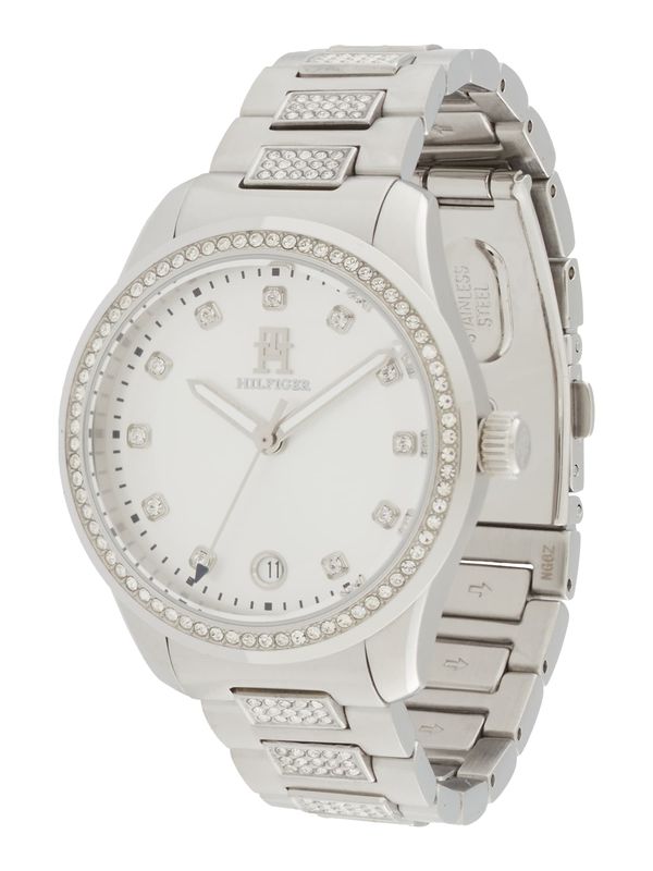 TOMMY HILFIGER TOMMY HILFIGER Analogni sat  srebro / bijela