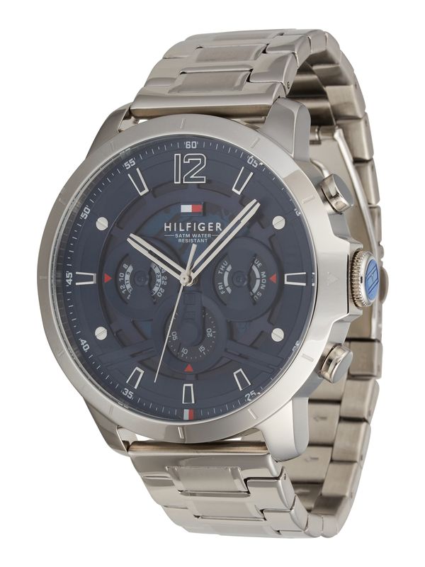 TOMMY HILFIGER TOMMY HILFIGER Analogni sat  tamno plava / srebro