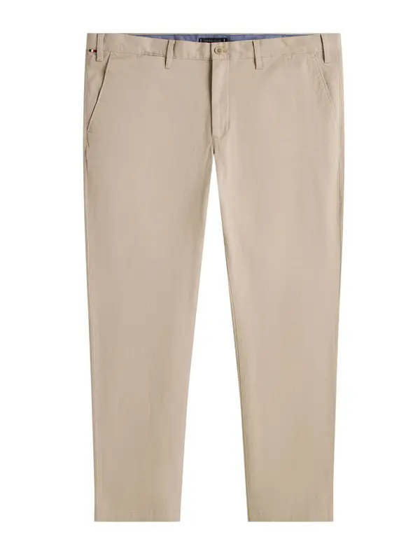 Tommy Hilfiger Big & Tall Tommy Hilfiger Big & Tall Chino hlače 'DENTON ESSENTIAL'  svijetlosmeđa