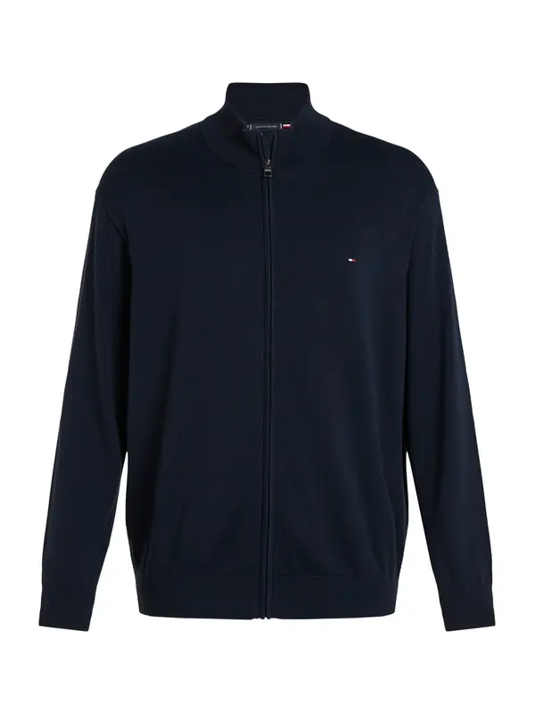 Tommy Hilfiger Big & Tall Tommy Hilfiger Big & Tall Kardigan 'ESSENTIAL'  noćno plava / crvena / prljavo bijela
