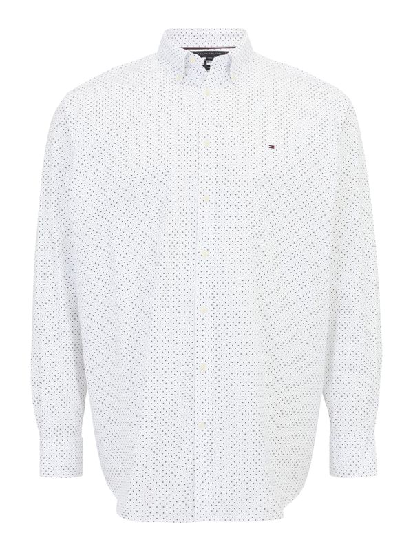 Tommy Hilfiger Big & Tall Tommy Hilfiger Big & Tall Košulja 'FLEX'  plava / bijela