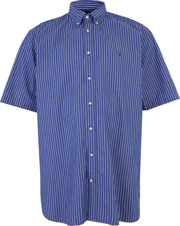 Tommy Hilfiger Big & Tall Tommy Hilfiger Big & Tall Košulja 'FLEX'  plava / bijela