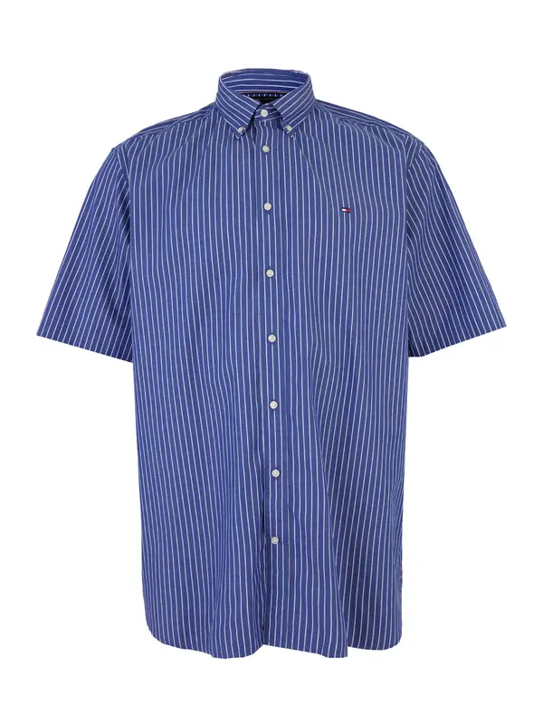 Tommy Hilfiger Big & Tall Tommy Hilfiger Big & Tall Košulja 'FLEX'  plava / bijela