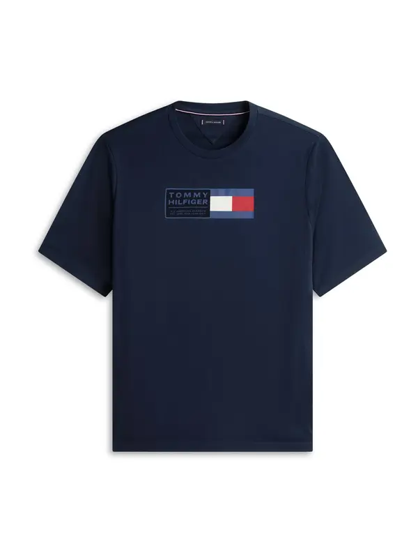 Tommy Hilfiger Big & Tall Tommy Hilfiger Big & Tall Majica 'BRAND LOVE'  mornarsko plava / svijetloplava / svijetlocrvena / bijela