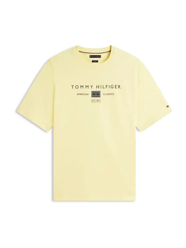 Tommy Hilfiger Big & Tall Tommy Hilfiger Big & Tall Majica 'BRAND LOVE'  morsko plava / svijetložuta