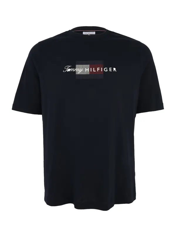 Tommy Hilfiger Big & Tall Tommy Hilfiger Big & Tall Majica 'BT'  mornarsko plava / crvena / bijela