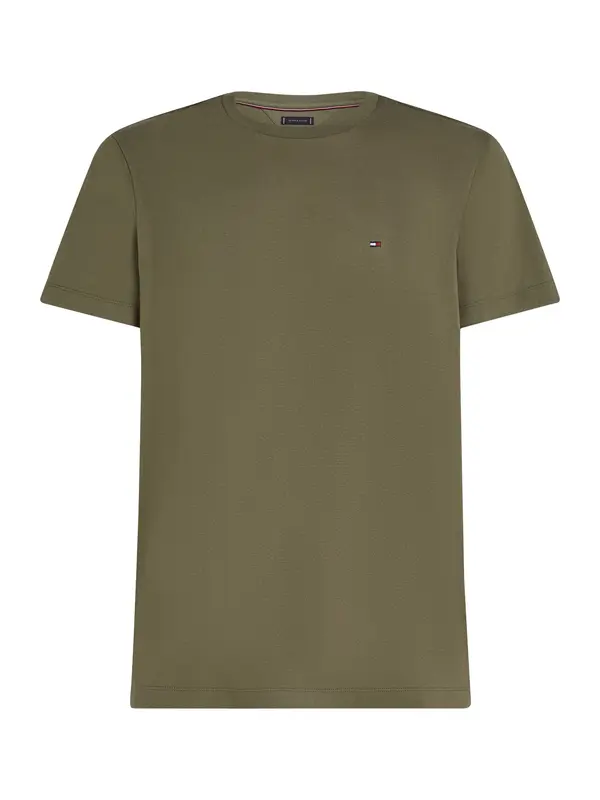 Tommy Hilfiger Big & Tall Tommy Hilfiger Big & Tall Majica 'ESS SEASONAL'  maslinasta