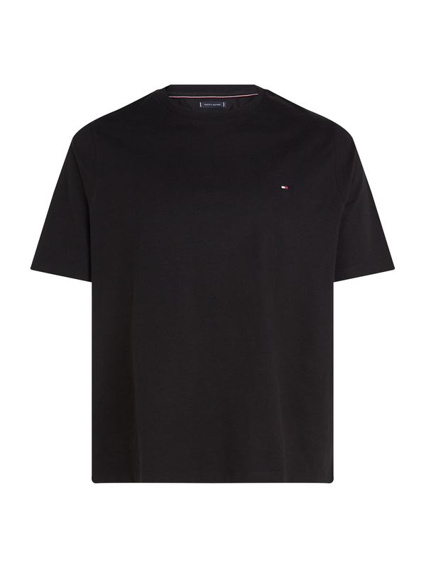 Tommy Hilfiger Big & Tall Tommy Hilfiger Big & Tall Majica 'ESSENTIAL'  crna