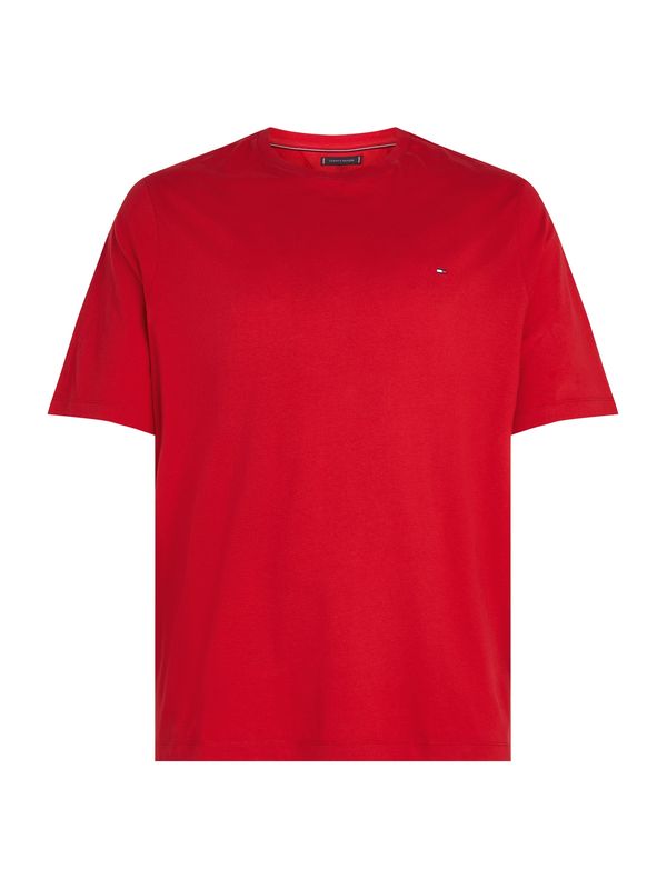 Tommy Hilfiger Big & Tall Tommy Hilfiger Big & Tall Majica 'ESSENTIAL'  crvena