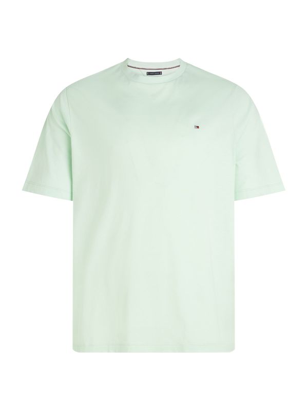 Tommy Hilfiger Big & Tall Tommy Hilfiger Big & Tall Majica 'ESSENTIAL'  pastelno zelena