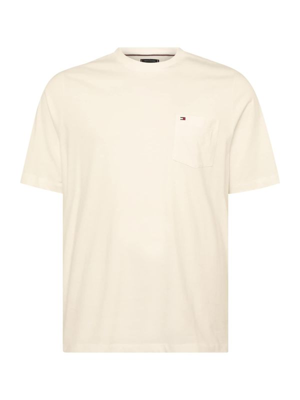 Tommy Hilfiger Big & Tall Tommy Hilfiger Big & Tall Majica 'ESSENTIAL'  vuneno bijela