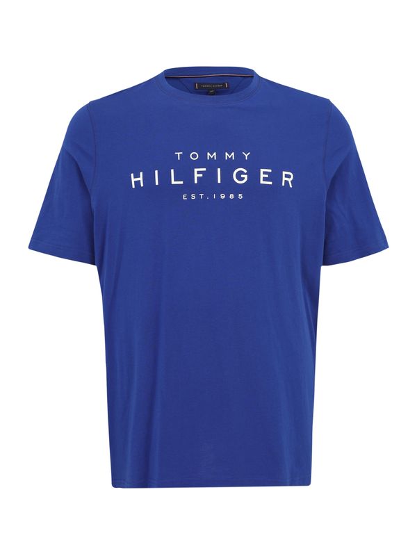 Tommy Hilfiger Big & Tall Tommy Hilfiger Big & Tall Majica  kobalt plava / bijela