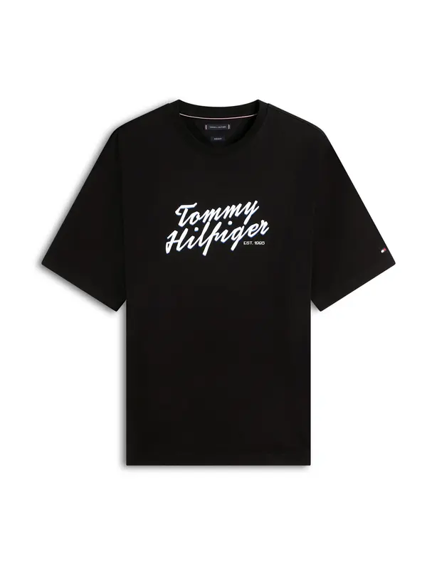 Tommy Hilfiger Big & Tall Tommy Hilfiger Big & Tall Majica  kraljevsko plava / crna / bijela