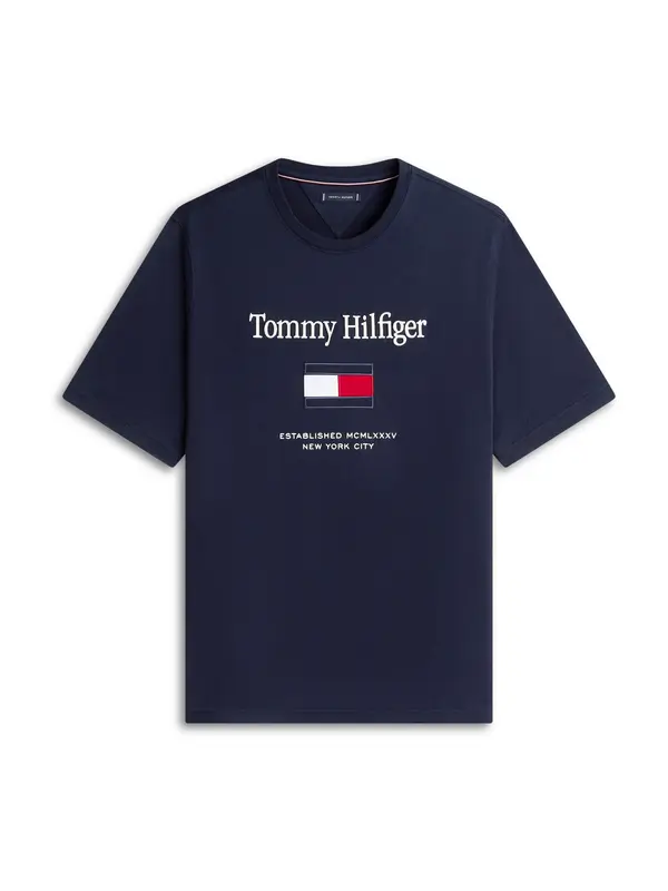 Tommy Hilfiger Big & Tall Tommy Hilfiger Big & Tall Majica  morsko plava / crvena / bijela