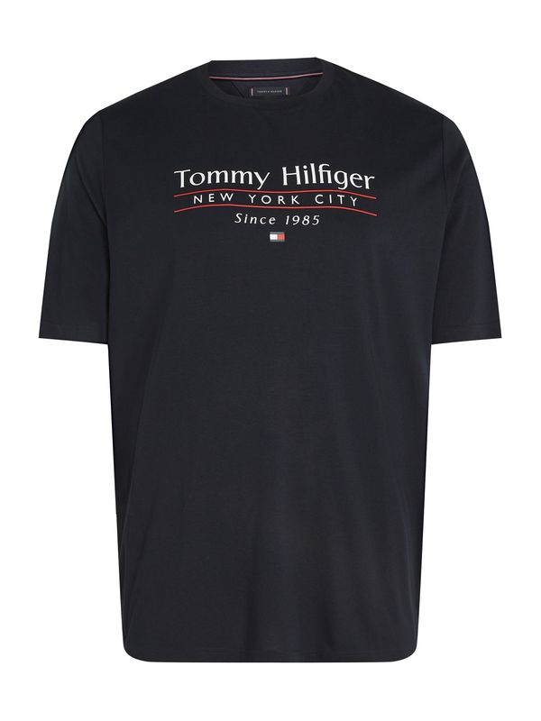 Tommy Hilfiger Big & Tall Tommy Hilfiger Big & Tall Majica  morsko plava / mornarsko plava / svijetlo crvena / prljavo bijela
