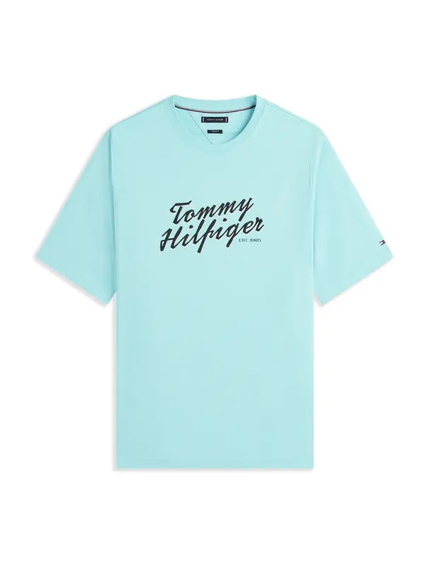 Tommy Hilfiger Big & Tall Tommy Hilfiger Big & Tall Majica  svijetloplava / crna
