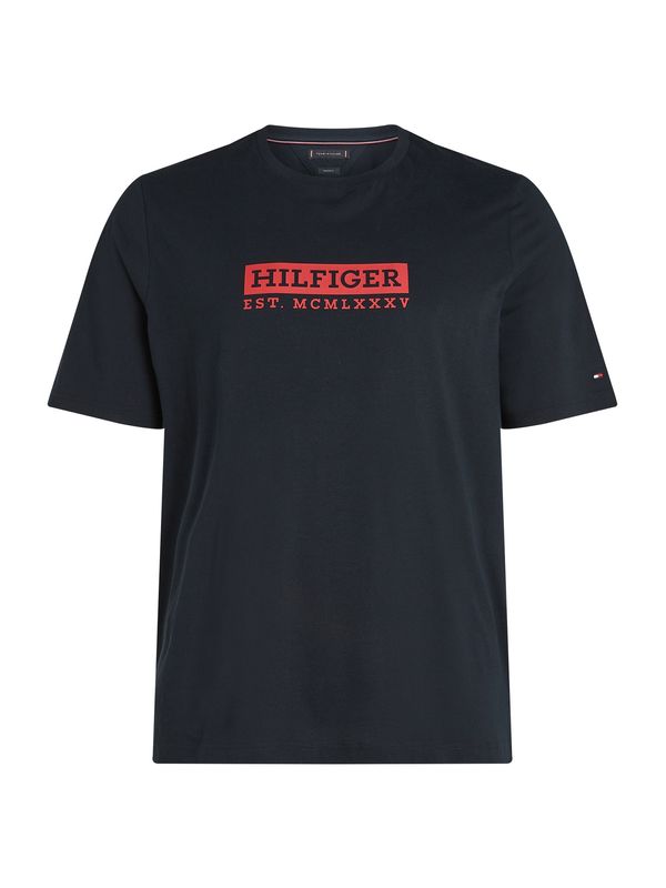 Tommy Hilfiger Big & Tall Tommy Hilfiger Big & Tall Majica  tamno plava / svijetlocrvena