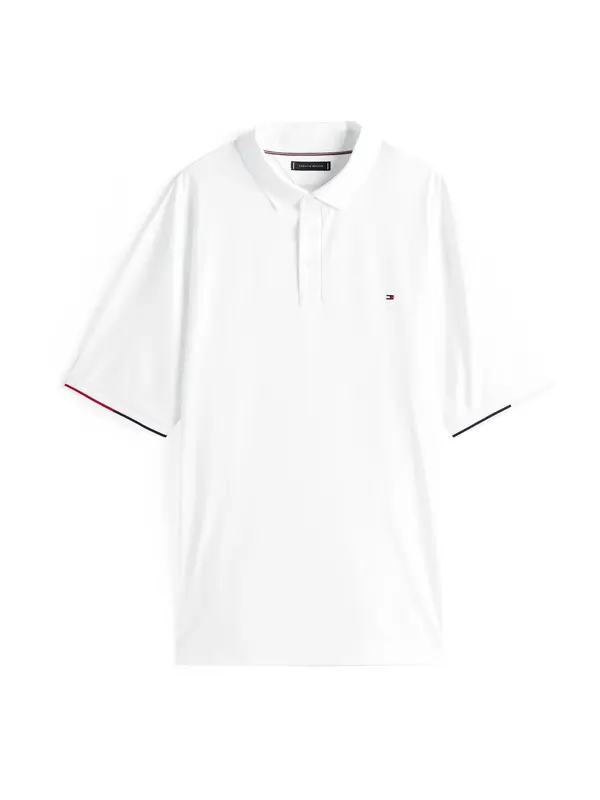 Tommy Hilfiger Big & Tall Tommy Hilfiger Big & Tall Majica  tamno plava / vatreno crvena / bijela