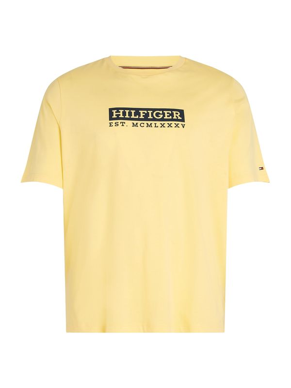 Tommy Hilfiger Big & Tall Tommy Hilfiger Big & Tall Majica  žuta / crna