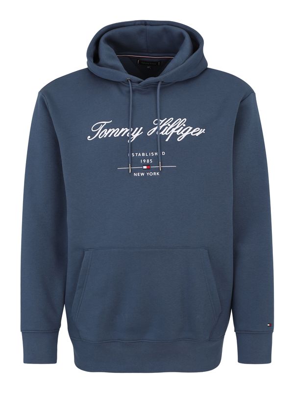 Tommy Hilfiger Big & Tall Tommy Hilfiger Big & Tall Sweater majica  safirno plava / bijela