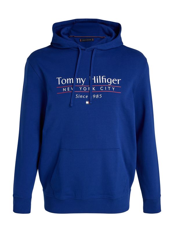 Tommy Hilfiger Big & Tall Tommy Hilfiger Big & Tall Sweater majica  tamno plava / bijela