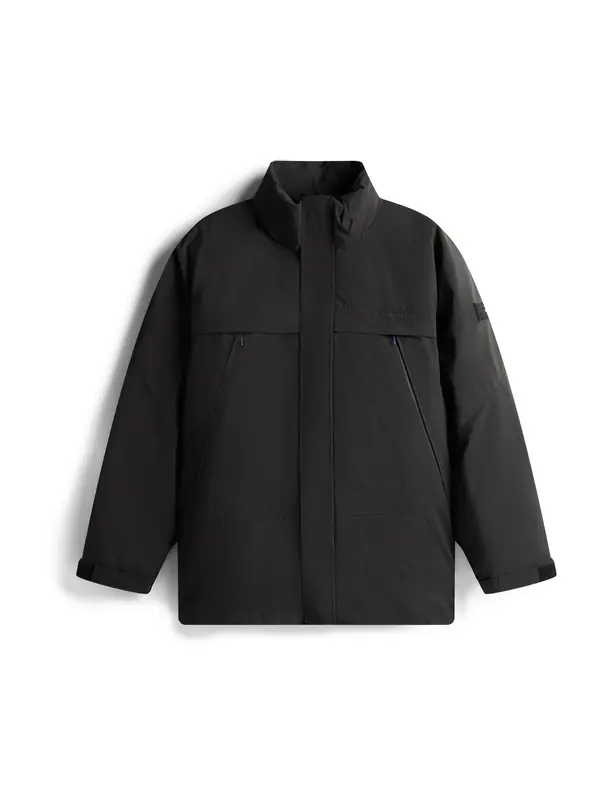 Tommy Hilfiger Big & Tall Tommy Hilfiger Big & Tall Zimska jakna 'TECH'  crna