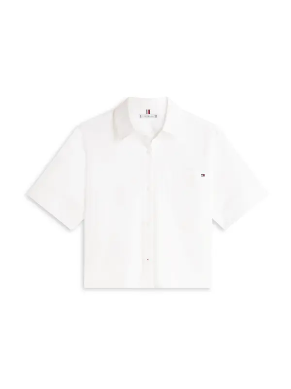 TOMMY HILFIGER TOMMY HILFIGER Bluza 'ESS'  bijela