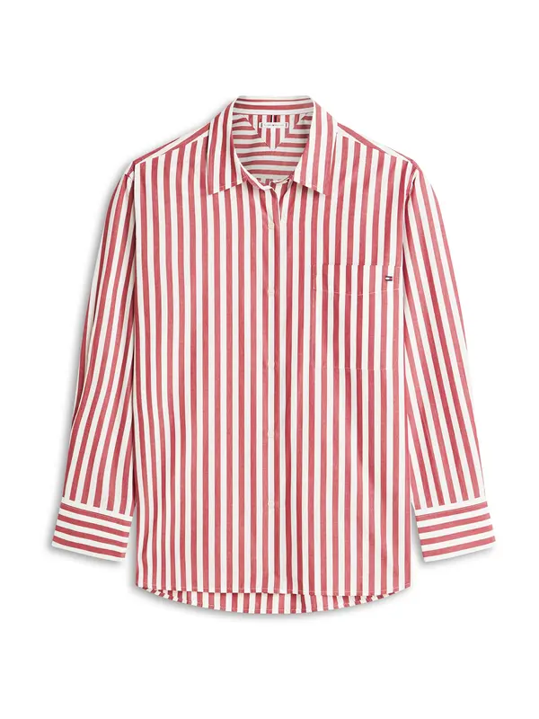 TOMMY HILFIGER TOMMY HILFIGER Bluza 'Ess'  ecru/prljavo bijela / trešnja crvena