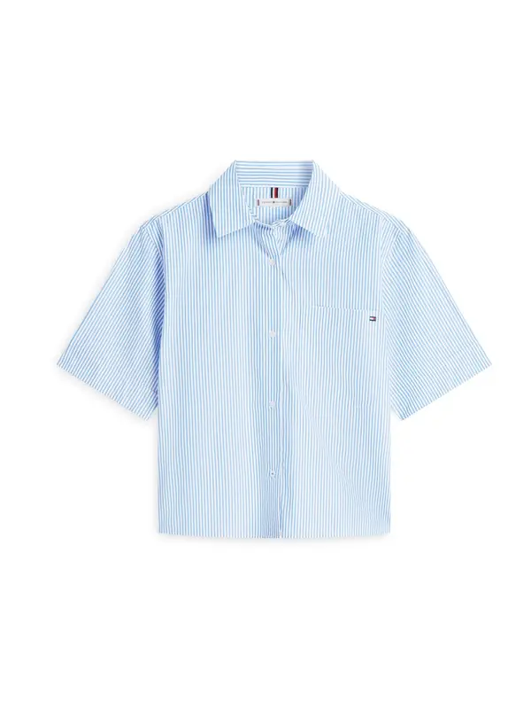 TOMMY HILFIGER TOMMY HILFIGER Bluza 'ESS'  svijetloplava / bijela