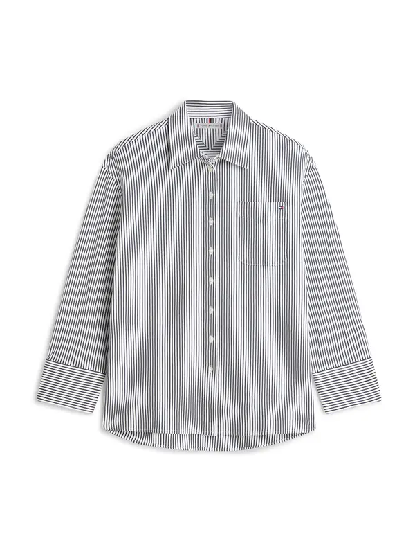 TOMMY HILFIGER TOMMY HILFIGER Bluza  mornarsko plava / bijela