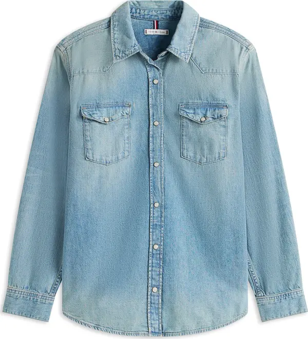 TOMMY HILFIGER TOMMY HILFIGER Bluza  plavi traper