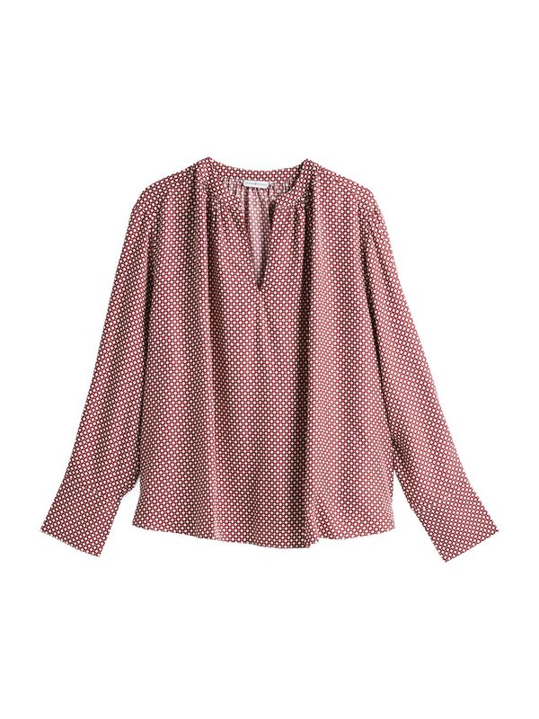 TOMMY HILFIGER TOMMY HILFIGER Bluza  tamno crvena / bijela