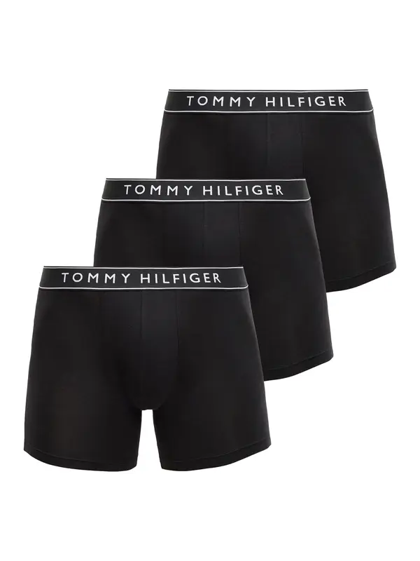 TOMMY HILFIGER TOMMY HILFIGER Bokserice 'Essential'  crna / bijela