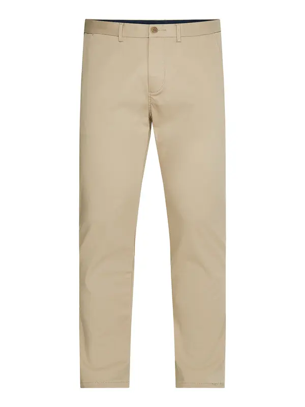 TOMMY HILFIGER TOMMY HILFIGER Chino hlače 'Bleecker 1985'  bež / mornarsko plava / crvena / bijela