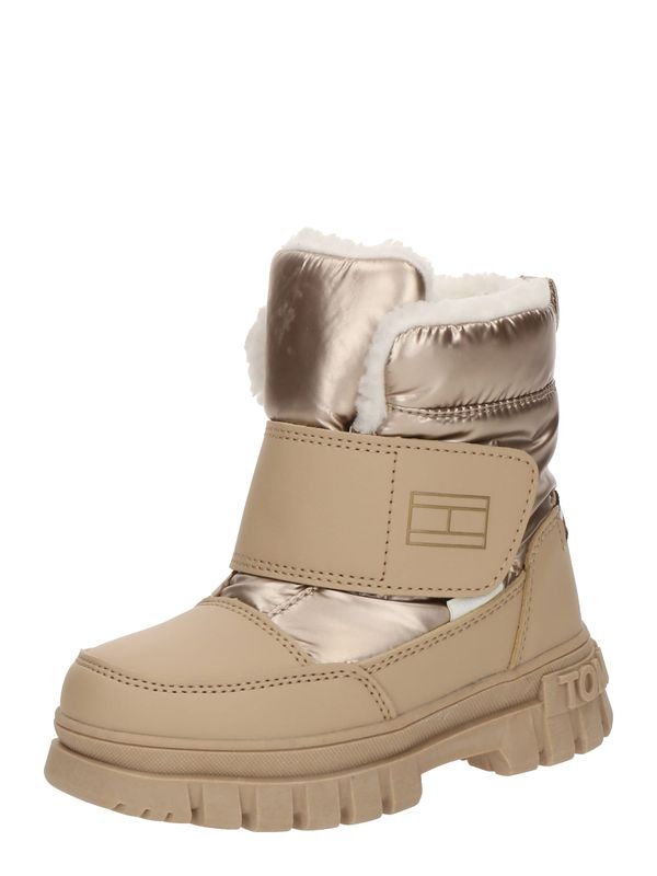 TOMMY HILFIGER TOMMY HILFIGER Čizme za snijeg  cappuccino / bronca