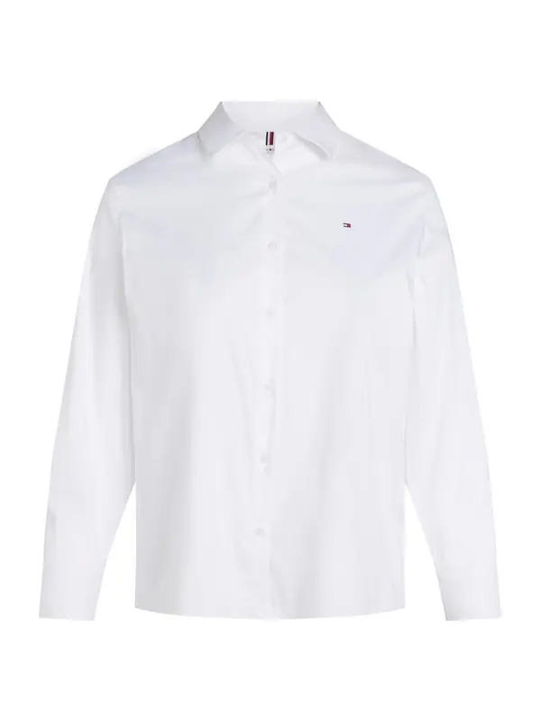 Tommy Hilfiger Curve Tommy Hilfiger Curve Bluza 'ESS'  mornarsko plava / crvena / bijela