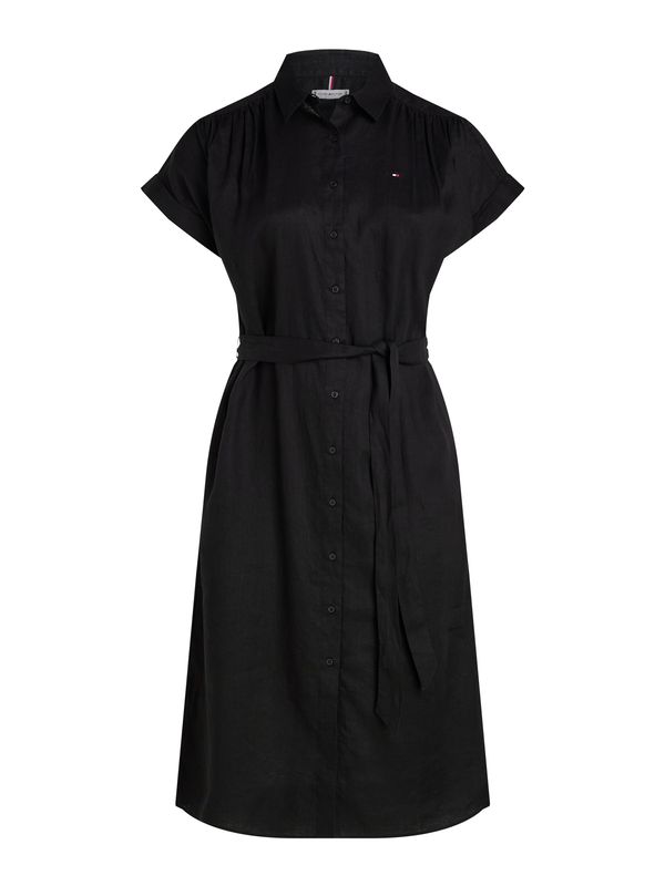 Tommy Hilfiger Curve Tommy Hilfiger Curve Košulja haljina 'ESS'  crna