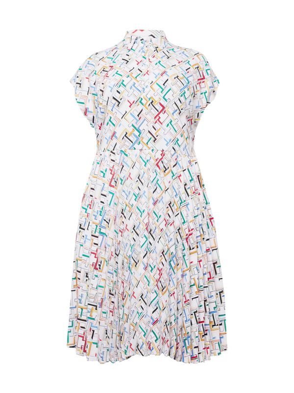 Tommy Hilfiger Curve Tommy Hilfiger Curve Košulja haljina  mornarsko plava / svijetloplava / crvena / bijela