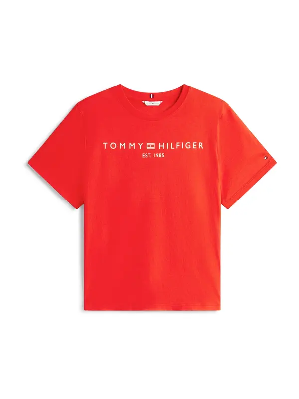 Tommy Hilfiger Curve Tommy Hilfiger Curve Majica  narančasta / bijela
