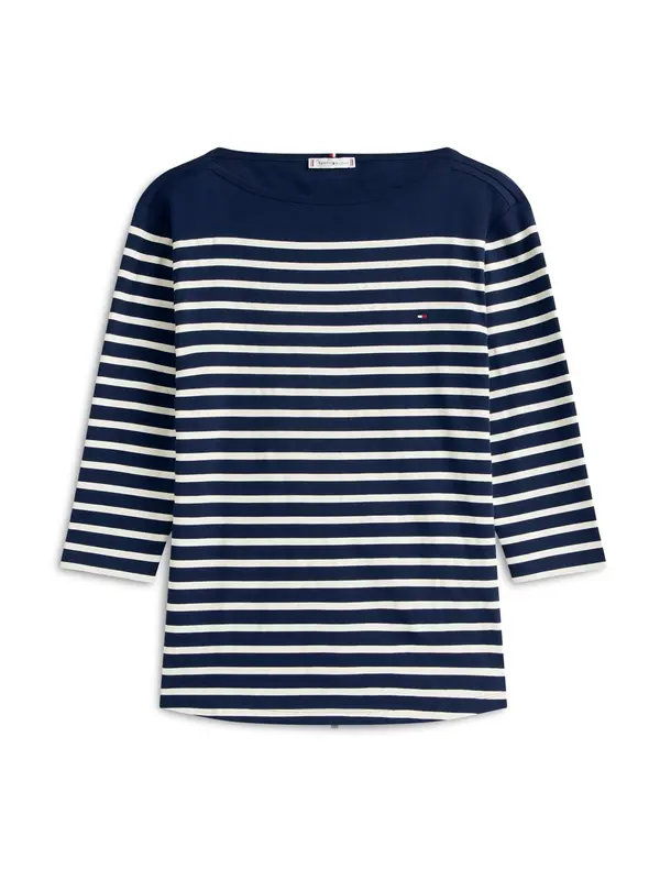 Tommy Hilfiger Curve Tommy Hilfiger Curve Majica  tamno plava / bijela