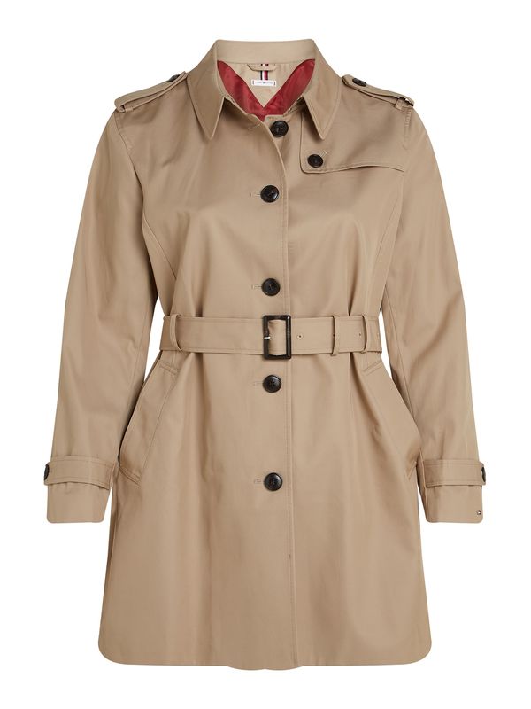 Tommy Hilfiger Curve Tommy Hilfiger Curve Prijelazni kaput 'HERITAGE'  bež