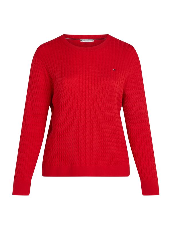 Tommy Hilfiger Curve Tommy Hilfiger Curve Pulover  crvena